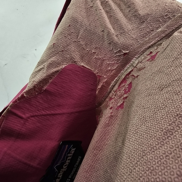 Patagonia Rain Jacket Womens XS Pink Shell Waterproof H2NO Pit Zips Rainshadow - Picture 14 of 16